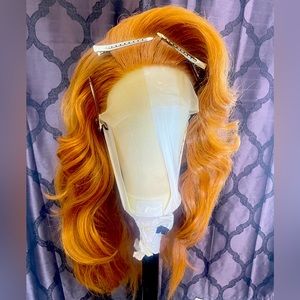 Drag wig Copper 22” styled piece
